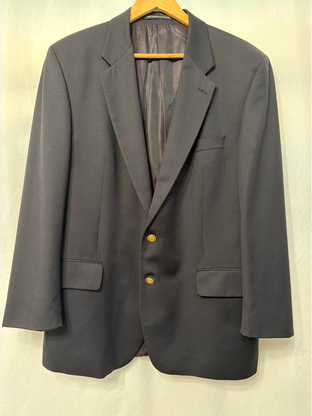 S. Cohen Montreal Blazer Suit Jacket Dark Navy Blue Men's 44R